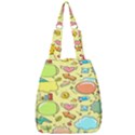 Cute Sketch Child Graphic Funny Center Zip Backpack View1