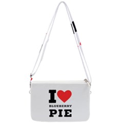 I Love Blueberry Double Gusset Crossbody Bag by ilovewhateva