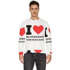 I Love Blueberry Cheesecake  Men s Fleece Sweatshirt by ilovewhateva