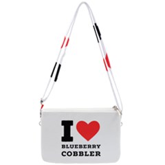 I Love Blueberry Cobbler Double Gusset Crossbody Bag by ilovewhateva