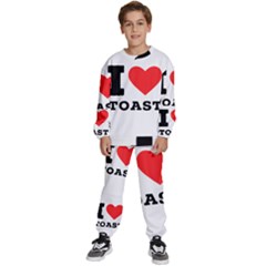 I Love Toast Kids  Sweatshirt Set by ilovewhateva