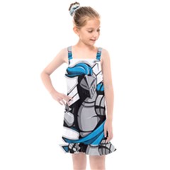 Sword Knight Fictional Character Legionary Warrior Kids  Overall Dress by danenraven