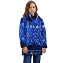 Astrology Horoscopes Constellation Kids  Hooded Longline Puffer Jacket View1