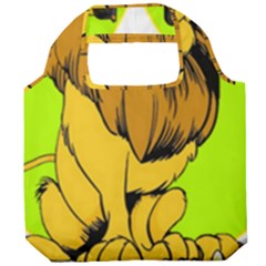 Lion Cartoon Parody Foldable Grocery Recycle Bag by danenraven