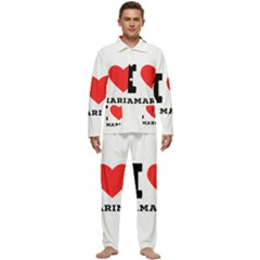 I Love Tamarind Men s Long Sleeve Velvet Pocket Pajamas Set by ilovewhateva