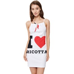 I Love Ricotta Summer Tie Front Dress by ilovewhateva