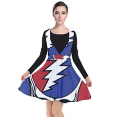 Grateful Dead Plunge Pinafore Dress by Mog4mog4