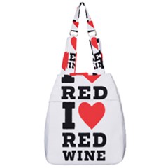 I Love Red Wine Center Zip Backpack by ilovewhateva