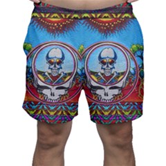 Grateful Dead Wallpapers Men s Shorts by Mog4mog4