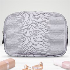 Joy Division Unknown Pleasures Post Punk Make Up Pouch (small) by Mog4mog4