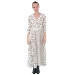 Joy Division Unknown Pleasures Post Punk Button Up Maxi Dress by Mog4mog4