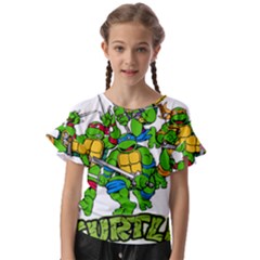 Teenage Mutant Ninja Turtles Kids  Cut Out Flutter Sleeves by Mog4mog4