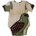 Egyptian Paper Papyrus Bird Baby Short Sleeve Bodysuit View2