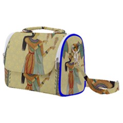 Egyptian Design Man Artifact Royal Satchel Shoulder Bag by Mog4mog4