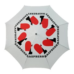 I Love Raspberry Golf Umbrellas by ilovewhateva