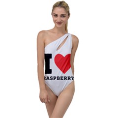 I Love Raspberry To One Side Swimsuit by ilovewhateva