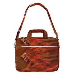 Fire Lion Flames Light Mystical Dangerous Wild Macbook Pro 16  Shoulder Laptop Bag by Mog4mog4