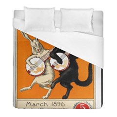 Vintage Poster Ad Retro Design Duvet Cover (full/ Double Size) by Mog4mog4