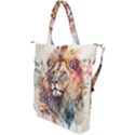 Lion Africa African Art Shoulder Tote Bag View2