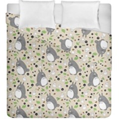 Pattern My Neighbor Totoro Duvet Cover Double Side (king Size) by Mog4mog4