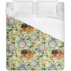 My Neighbor Totoro Pattern Duvet Cover (california King Size) by Mog4mog4