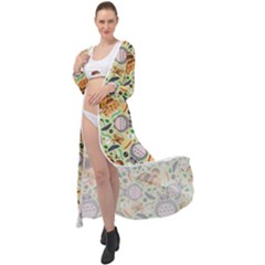 My Neighbor Totoro Pattern Maxi Chiffon Beach Wrap by Mog4mog4