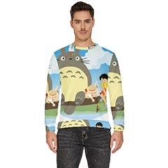 My Neighbor Totoro Totoro Men s Fleece Sweatshirt by Mog4mog4