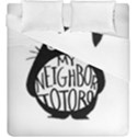 My Neighbor Totoro Black And White Duvet Cover Double Side (King Size) View2