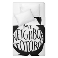 My Neighbor Totoro Black And White Duvet Cover Double Side (single Size) by Mog4mog4