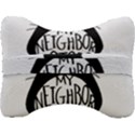 My Neighbor Totoro Black And White Velour Seat Head Rest Cushion View2