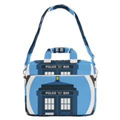 Doctor Who Tardis Macbook Pro 16  Shoulder Laptop Bag by Mog4mog4