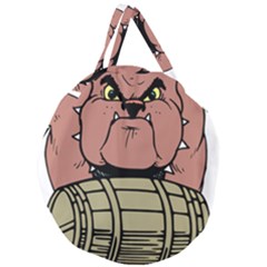 Art Dog Clip Art Giant Round Zipper Tote by Mog4mog4