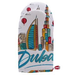 Burj Khalifa Skyline Clip Art Drawing Comic World Microwave Oven Glove by Mog4mog4