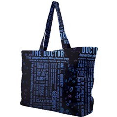 Doctor Who Tardis Simple Shoulder Bag by Mog4mog4