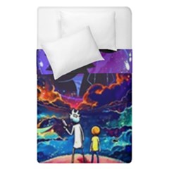 Cartoon Parody In Outer Space Duvet Cover Double Side (single Size) by Mog4mog4