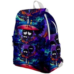 Cartoon Parody In Outer Space Top Flap Backpack by Mog4mog4