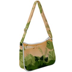 Forest Images Vector Zip Up Shoulder Bag by Mog4mog4