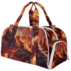 Nature Wallpaper Vulcanic Landscape Burner Gym Duffel Bag by Mog4mog4