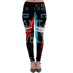 Stay Alive Lightweight Velour Leggings by Bakwanart