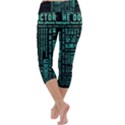 Tardis Doctor Who Technology Number Communication Capri Yoga Leggings View4