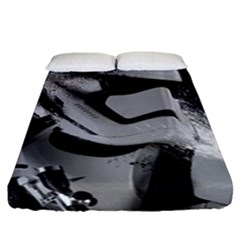 Stormtrooper Fitted Sheet (california King Size) by Bakwanart