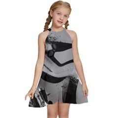 Stormtrooper Kids  Halter Collar Waist Tie Chiffon Dress by Bakwanart