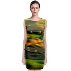 Landscape Usa Nature Washington State Trees Field Palouse Classic Sleeveless Midi Dress by Bakwanart