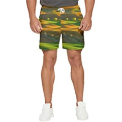 Landscape Usa Nature Washington State Trees Field Palouse Men s Runner Shorts by Bakwanart