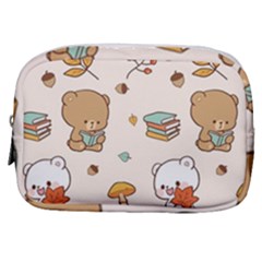 Bear Cartoon Background Pattern Seamless Animal Make Up Pouch (small) by 99art