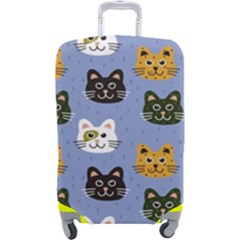 Cat Cat Background Animals Little Cat Pets Kittens Luggage Cover (large) by 99art