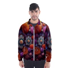 Flower Blossoms Petals Blooms Men s Windbreaker by 99art