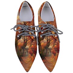 Collage Art Ai Wow Awesome Pointed Oxford Shoes by 99art