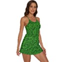 Green Grass Texture Summer 2-in-1 Flare Activity Dress View3