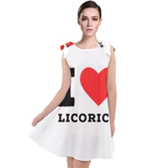 I Love Licorice Tie Up Tunic Dress by ilovewhateva